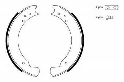 HELLA PAGID 8db355000331 -  Комплект тормозных колодок